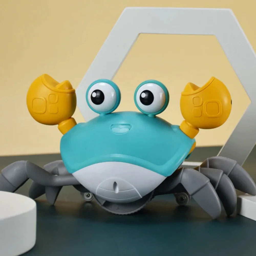 Crawling Crab Automatic Dog Toy blue