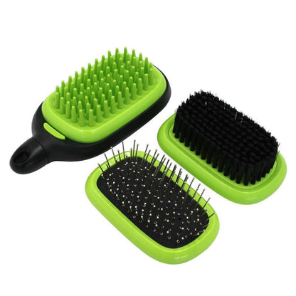 Five In One Pet Grooming Massage Knot Opening Comb-2