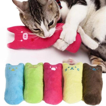 Interactive Catnip Cat Pillow Toy - Fun And Safe Pet Chew Toy To Reduce Boredom And Anxiety-0