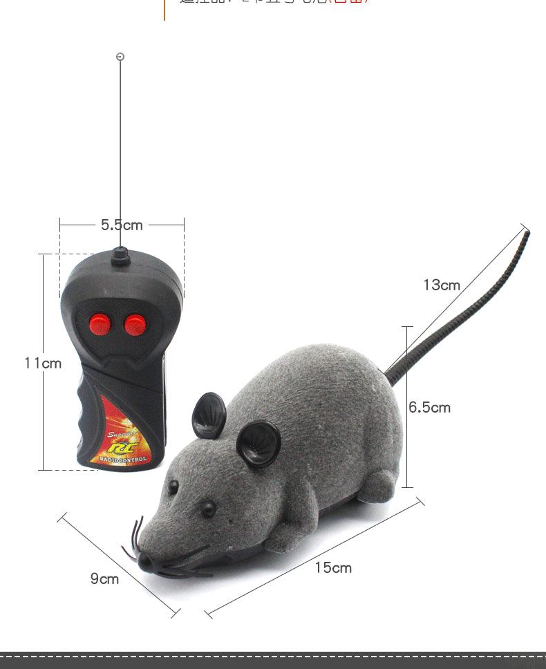 Remote Control Flocking Cat Toy - Interactive Fun For Your Feline Friend!-4