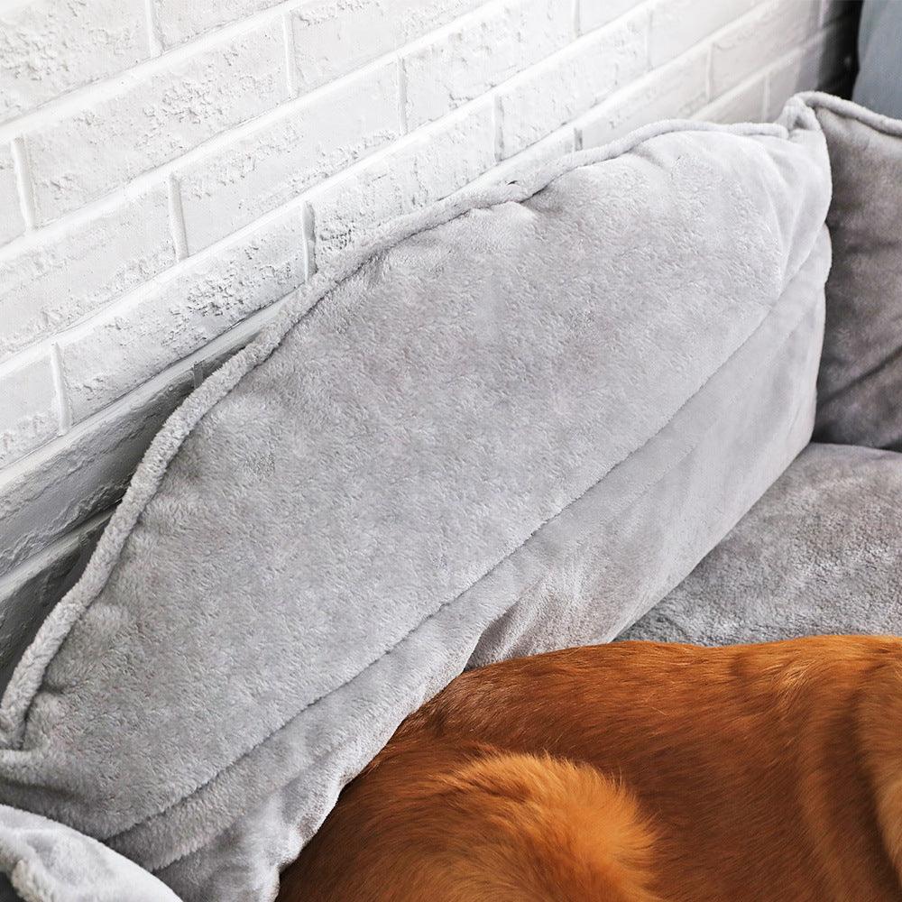 Luxury Pet Haven: Plush Polyester Sofa Bed For Dogs-1