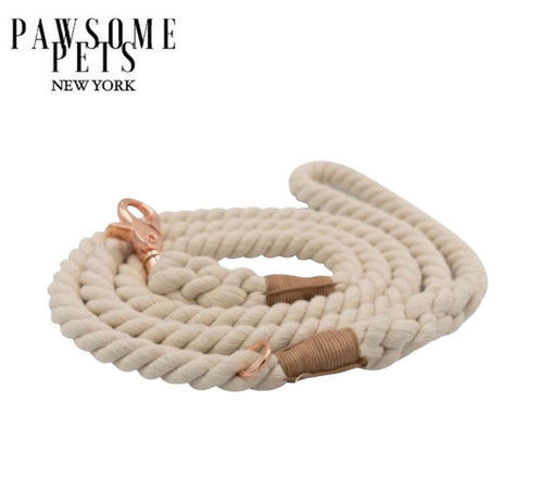 ROPE LEASH - NATURAL-0