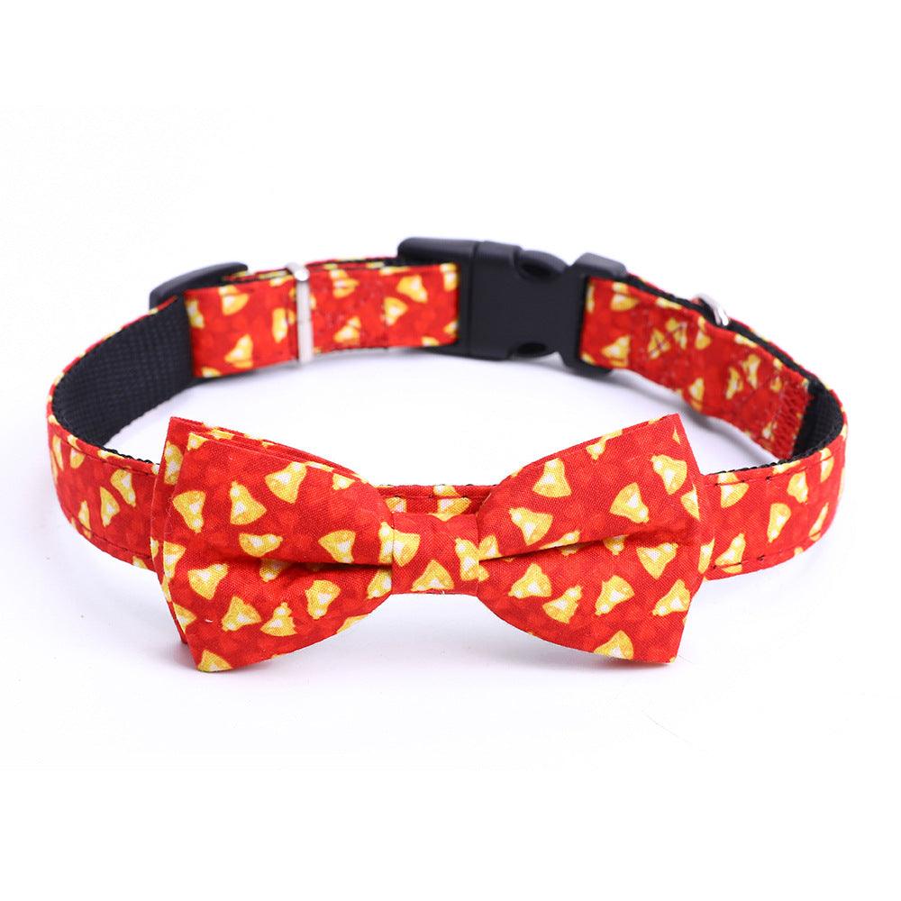 Festive Holiday Pet Bow Collar - Perfect For Christmas Celebrations!-5