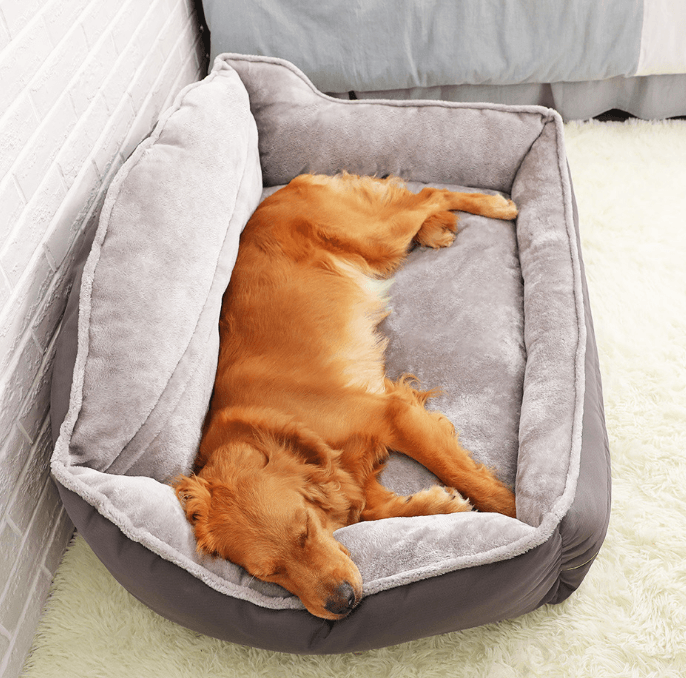 Luxury Pet Haven: Plush Polyester Sofa Bed For Dogs-4