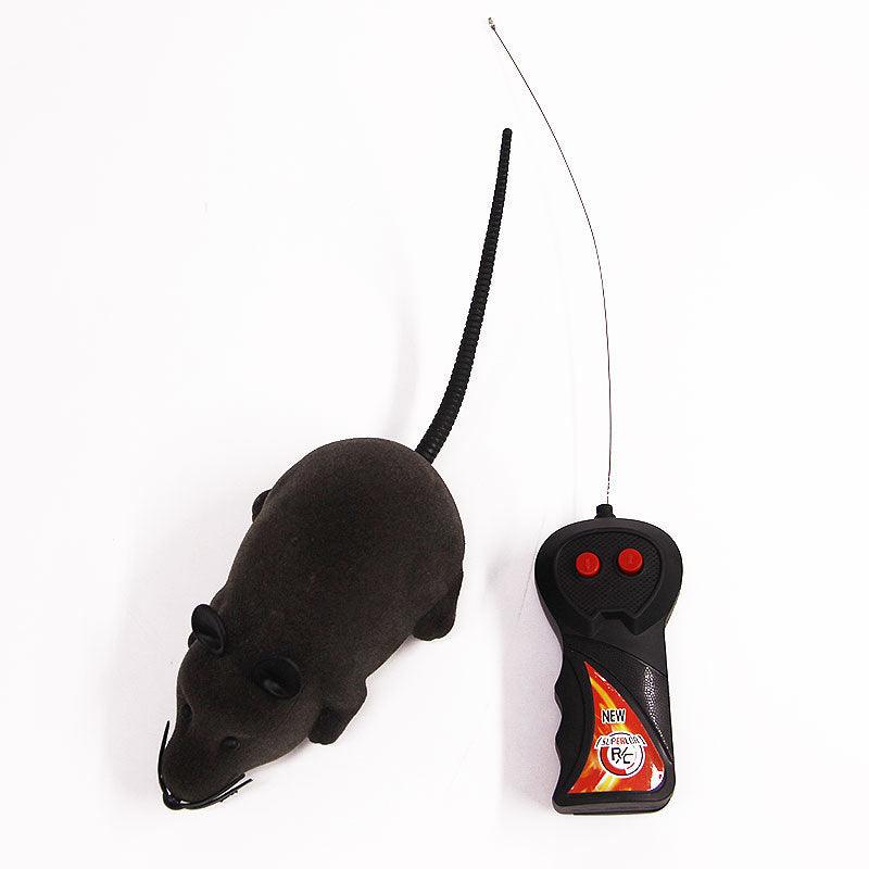 Remote Control Flocking Cat Toy - Interactive Fun For Your Feline Friend!-2