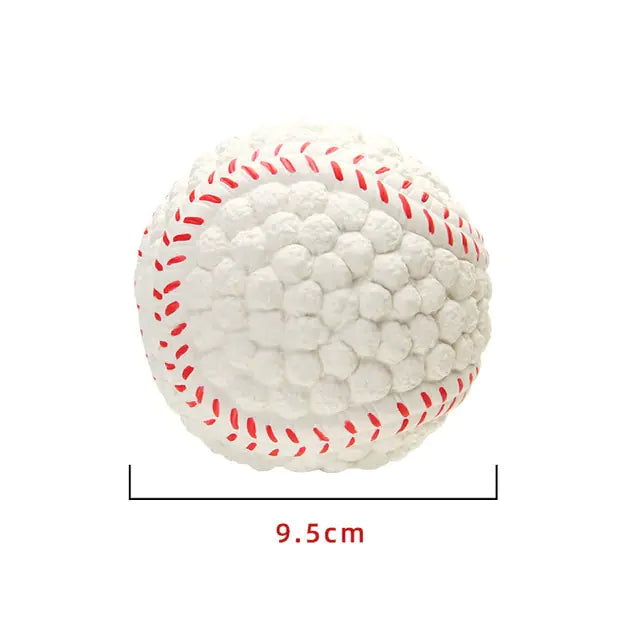 Squeaky Dog Toys. Baseball 9.5 cm