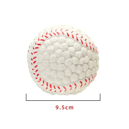 Squeaky Dog Toys. Baseball 9.5 cm