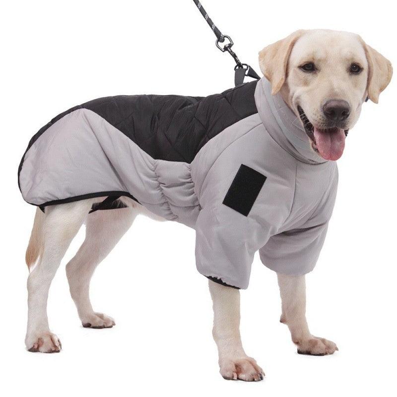 Winter Dog Coat Waterproof Pet Clothes For Dogs Warm Thicken Dog Vest Custom Labrador Jacket-1