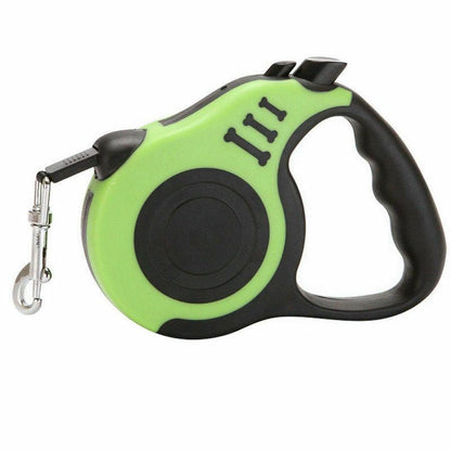 Ultimate Freedom Retractable Pet Leash Green color