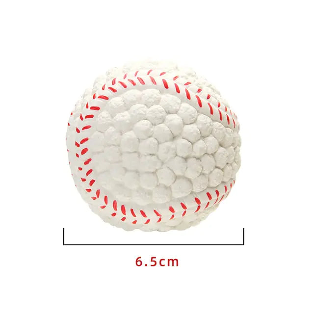 Squeaky Dog Toys baseball 6.5cm