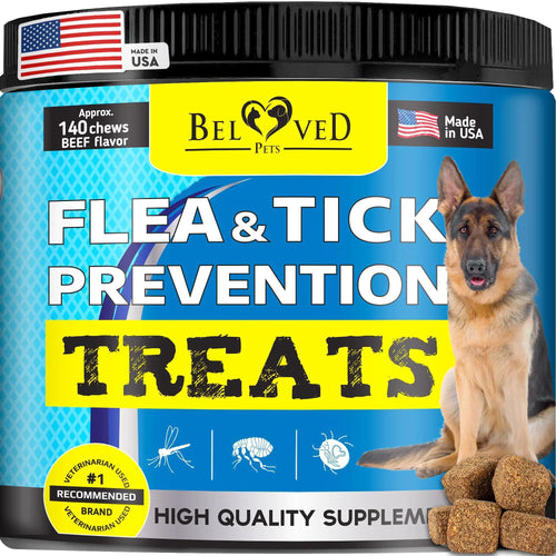 Insects Prevention Chewable Pills for Dogs and Cats Chewable Small Tablets. front label