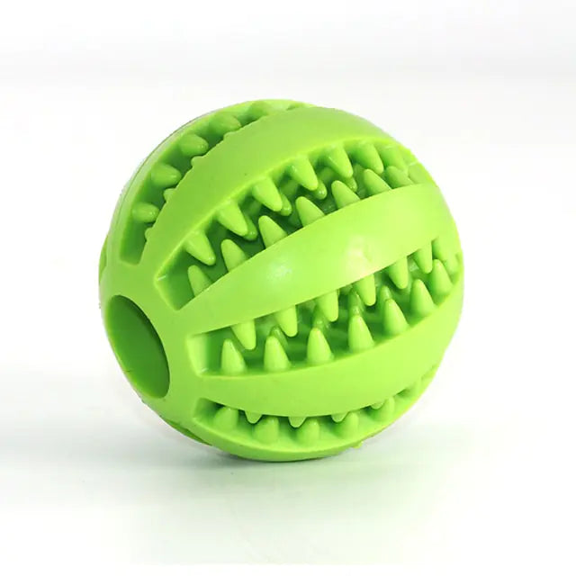 Rubber Balls Chewing Pet Toy green