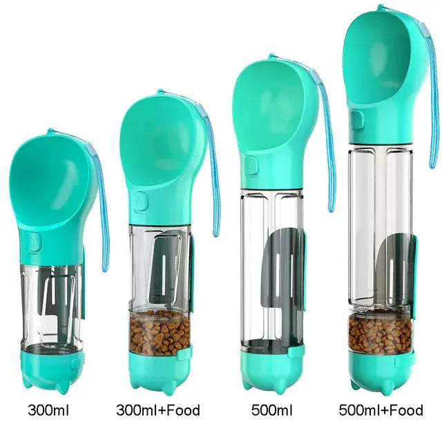 Food Feeder, Drinker, And Poop Dispenser