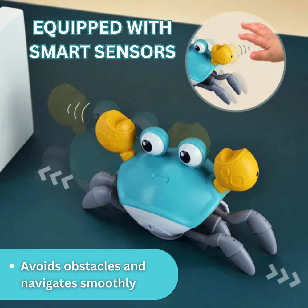 Crawling Crab Automatic Dog Toy with smart sensors