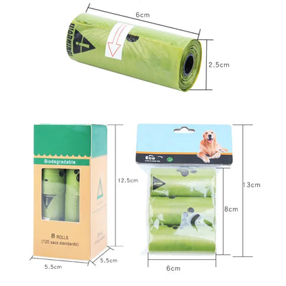 Pet Waste Rolls roll size