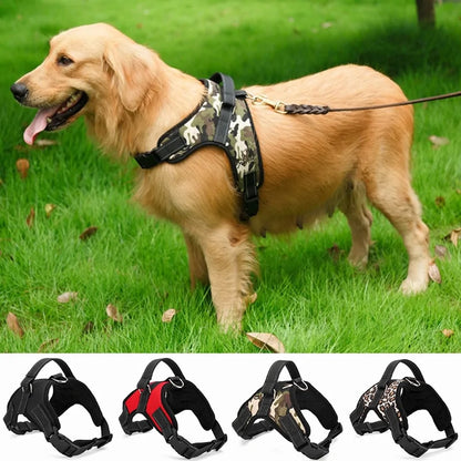 Adjustable Dog Pet Harness Collar: