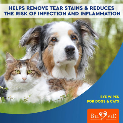 Pet Tear Stain Eye Wipes ad