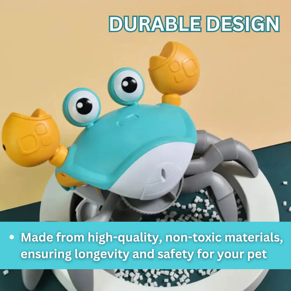 Crawling Crab Automatic Dog Toy durable design