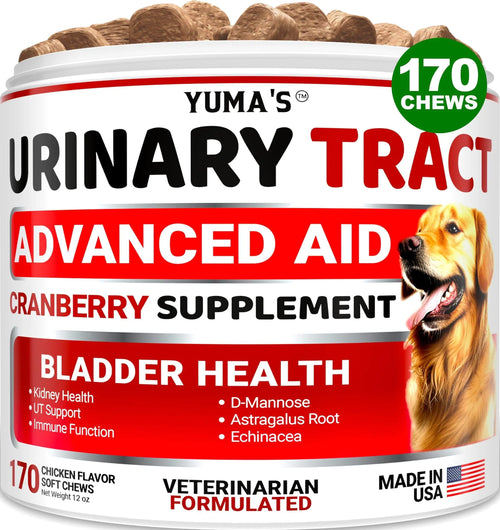 Advanced Cranberry Chews for Dogs front label