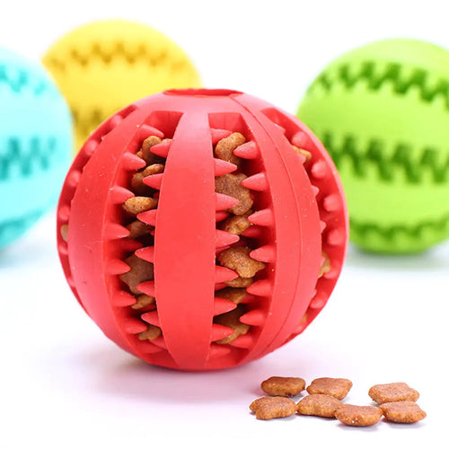 Rubber Balls Chewing Pet Toy