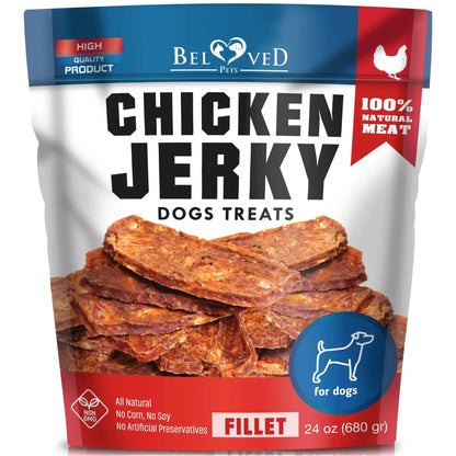  100% Chicken Jerky Treats package