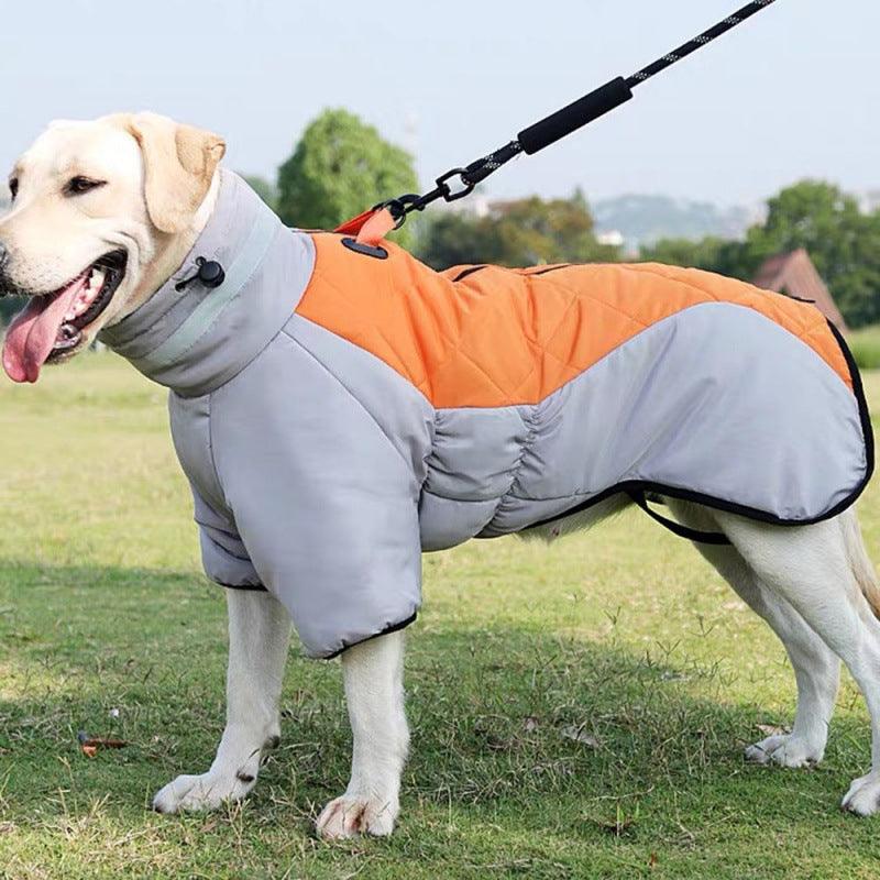 Winter Dog Coat Waterproof Pet Clothes For Dogs Warm Thicken Dog Vest Custom Labrador Jacket-0