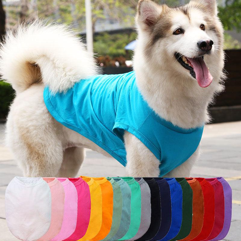 Summer Breeze Dog Vest - Stylish Cotton Shirt For Small To Extra Large Dogs-0