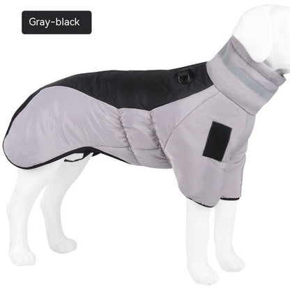 Winter Dog Coat Waterproof Pet Clothes For Dogs Warm Thicken Dog Vest Custom Labrador Jacket-2