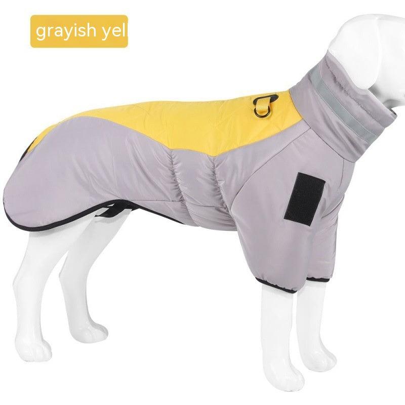 Winter Dog Coat Waterproof Pet Clothes For Dogs Warm Thicken Dog Vest Custom Labrador Jacket-3