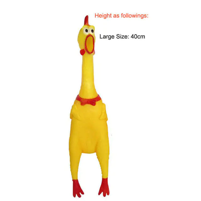  Squeaking Chicken Toy size large