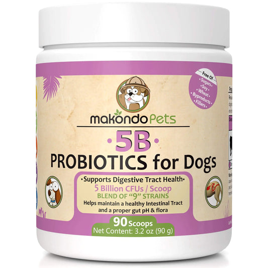 Probiotics for Dogs Puppies Extra Strength. Front label