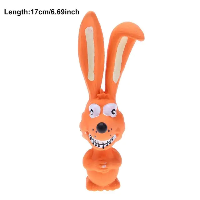 Chew Sound Bite Resistant Pet Toy rabbit size