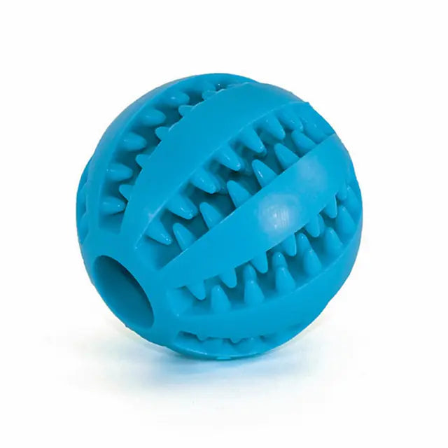 Rubber Balls Chewing Pet Toy Blue