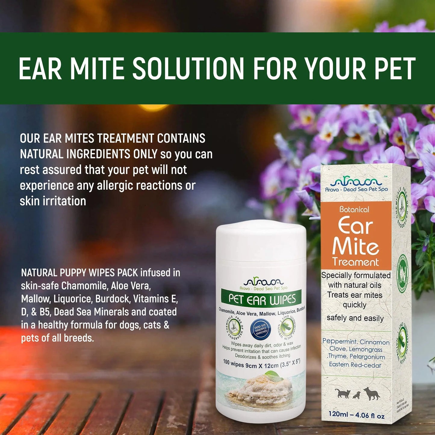 Pet Ear Mites treatment solution