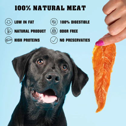 Chicken Jerky Dog Treats 100% natural meat