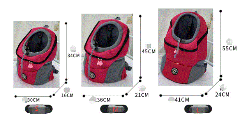 Pet Carrier Backpack in three sizes